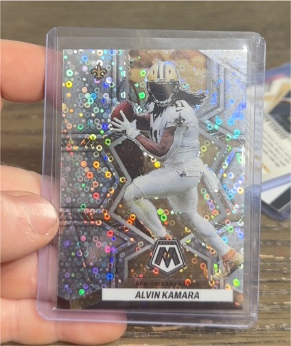 2020 Panini Mosaic #144 Alvin Kamara — front