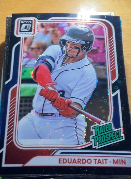 2026 Donruss Optic #110 Eduardo Tait Rated Prospect — front