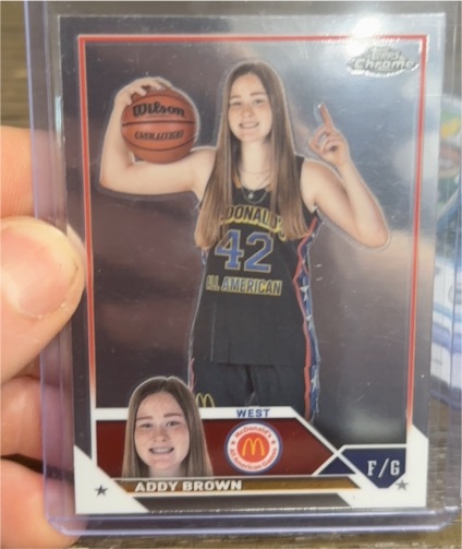 2023 Topps Chrome McDonald's All American #88 Addy Brown — front