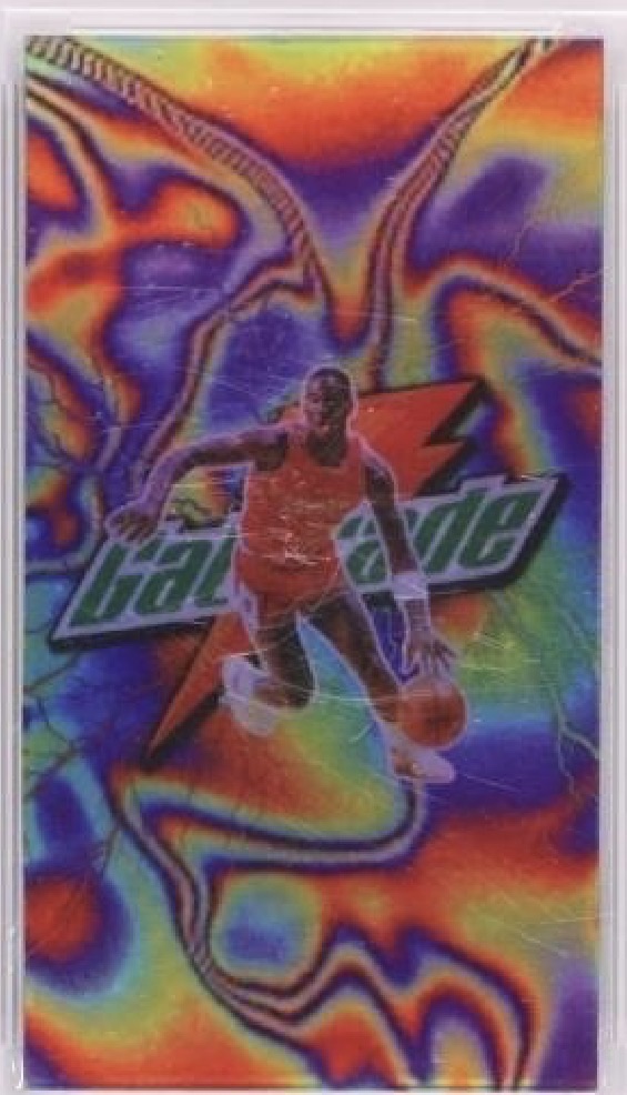 1991 Gatorade Michael Jordan Promo Tobacco Card — front