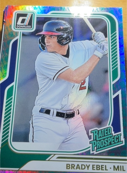 2026 Donruss Rated Prospect #184 Brady Ebel — front
