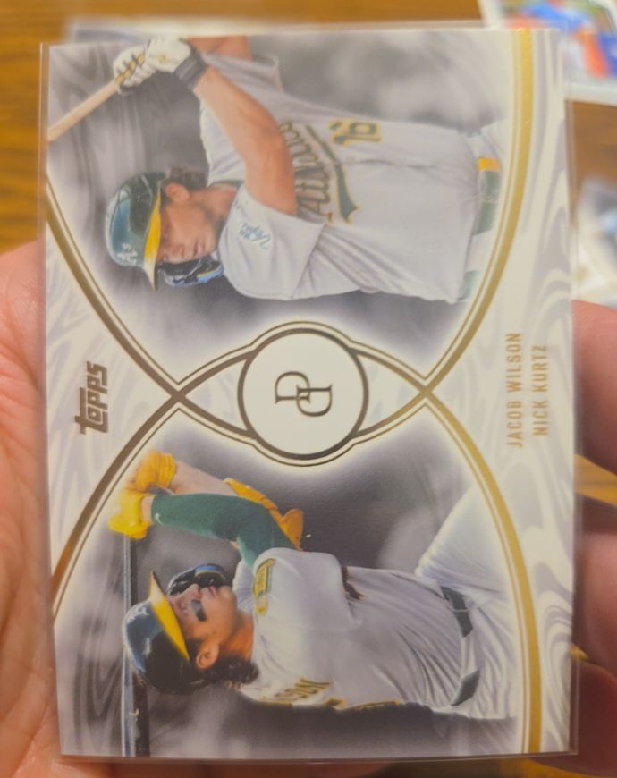 2026 Topps Dynamic Duals #12 Jacob Wilson Nick Kurtz — front