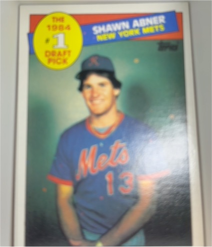 1985 Topps #282 Shawn Abner New York Mets — front