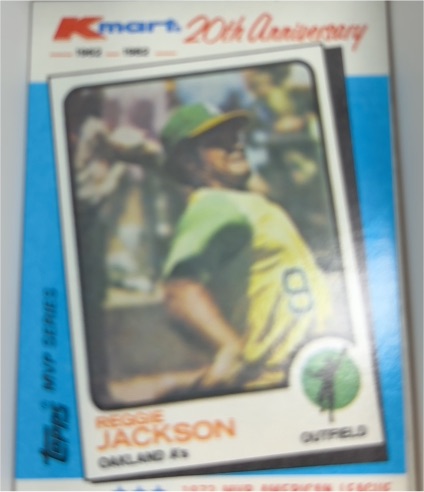 1982 Topps Kmart MVP Series #23 Reggie Jackson — front