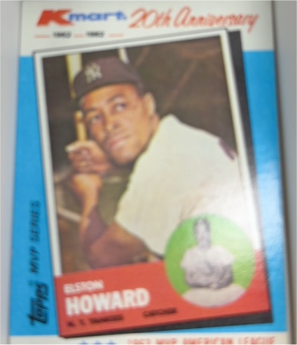 1982 Topps Kmart 20th Anniversary MVP Series #3 Elston Howard — front