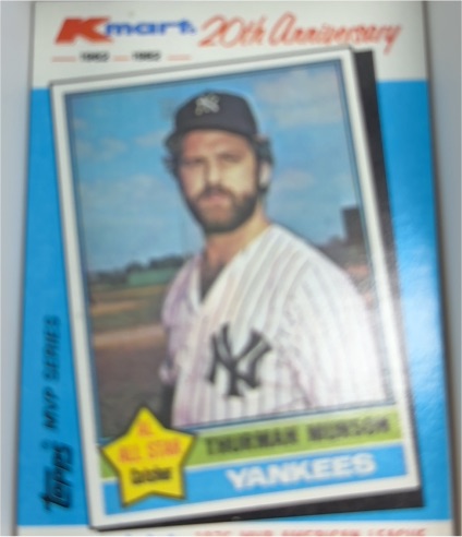 1982 Topps Kmart 20th Anniversary #29 Thurman Munson — front