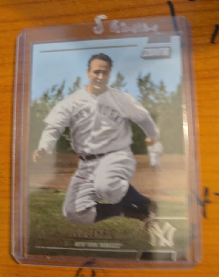 2022 Topps Stadium Club #4 Lou Gehrig — front