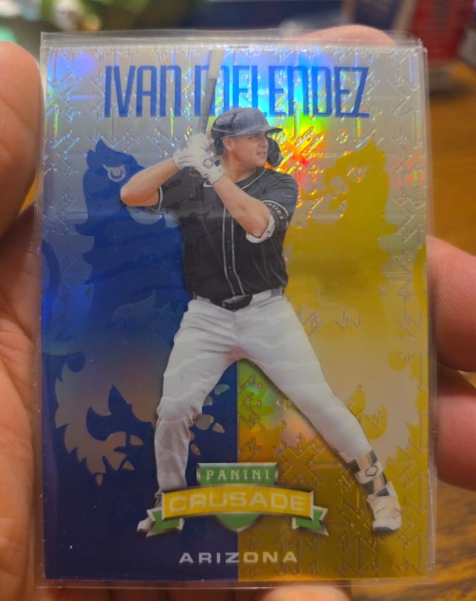 2024 Panini Crusade #88 Ivan Melendez Crusade Blue — front
