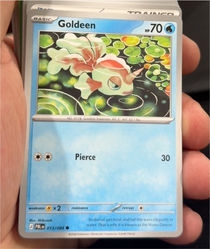 2026 Pokémon ME05: Pitch Black #013 Goldeen — front