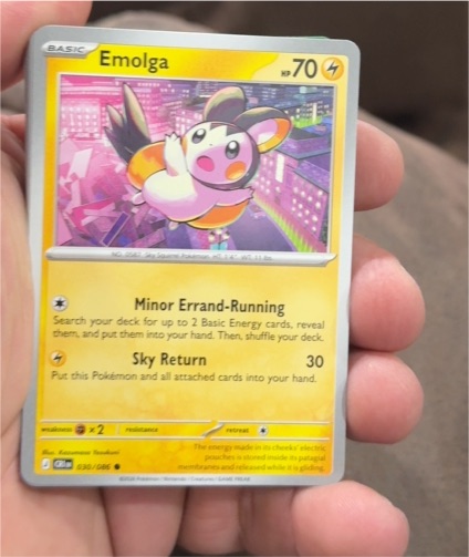 2023 Pokémon Chaos Rising #030 Emolga — front