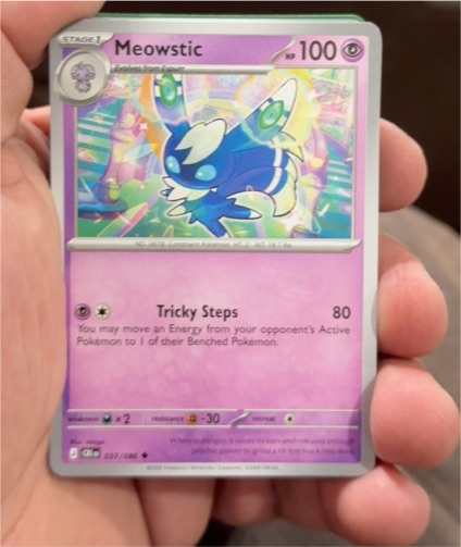 2026 Pokémon #37 Meowstic — front