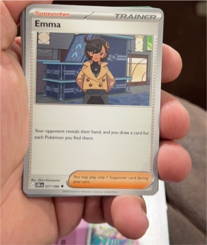 2017 Pokémon Crimson Invasion #077 Emma — front