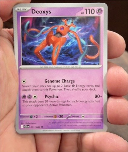 2026 Pokémon TCG Chaos Rising #031 Deoxys — front
