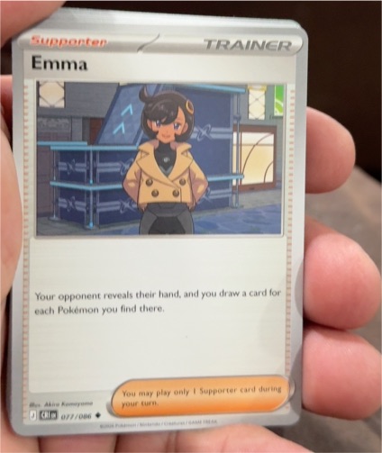 2017 Pokémon Crimson Invasion #077 Emma — front