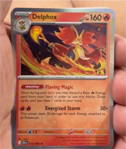 2016 Pokémon BREAKpoint #013 Delphox — front