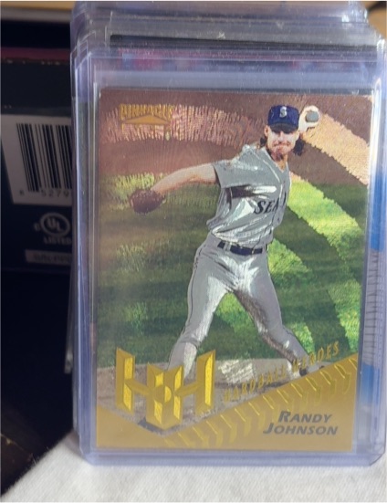 1996 Pinnacle Hardball Heroes #173 Randy Johnson — front