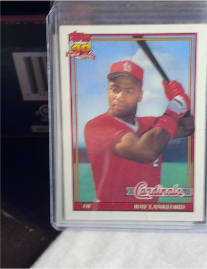 1991 Topps #682 Ray Lankford — front