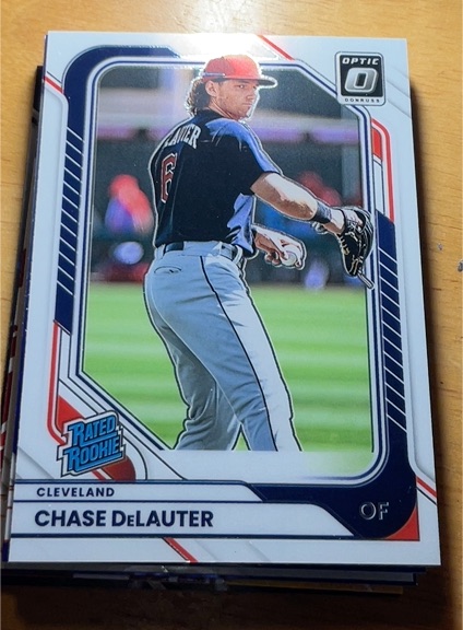 2026 Donruss Optic #3 Chase DeLauter — front
