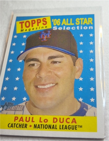 2007 Topps Heritage #490 Paul Lo Duca — front