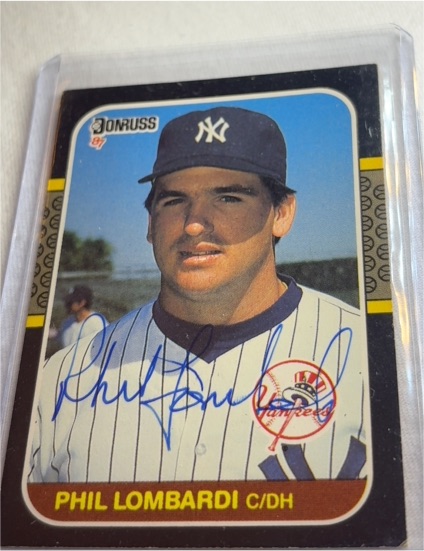 1987 Donruss #401 Phil Lombardi — front