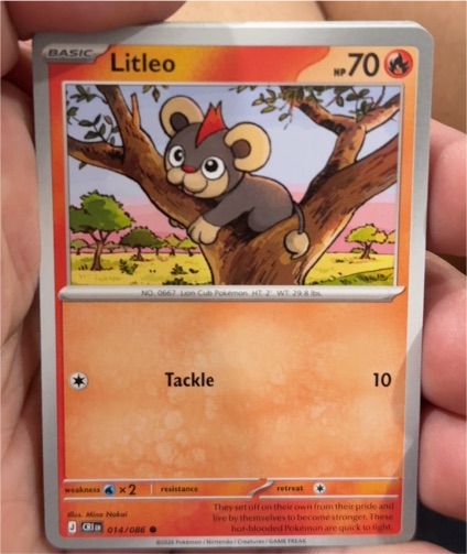 2026 Pokémon TCG Scarlet & Violet Journey Together #014 Litleo — front