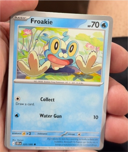 2016 Pokémon TCG Chaos Rising #020 Froakie — front