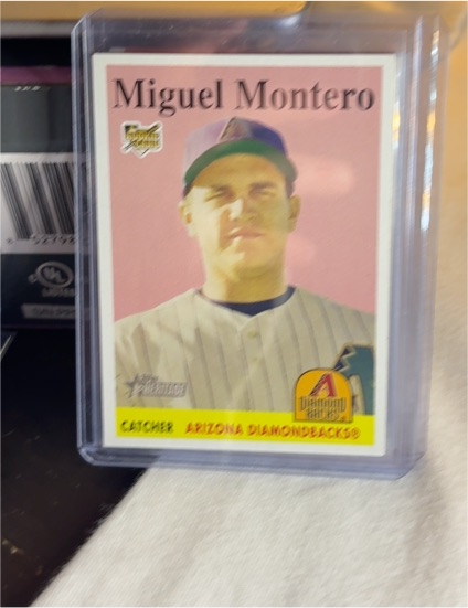 2007 Topps Heritage #445 Miguel Montero — front