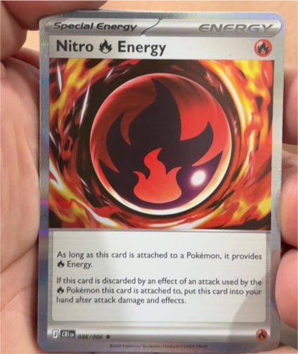 2026 Nintendo Nitro Fire Energy #086 Chaos Rising — front