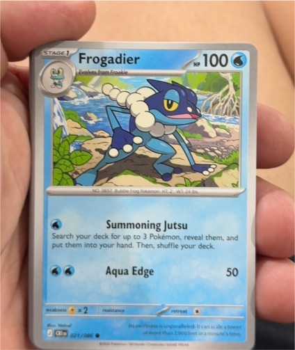 2026 Pokémon Chaos Rising #021 Frogadier — front