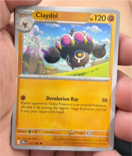 2023 Pokémon TCG Chaos Rising #047 Claydol — front