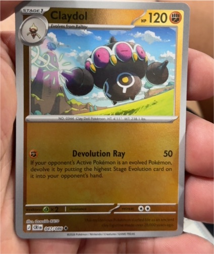 2026 Pokémon TCG #047 Claydol — front