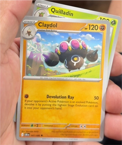 2023 Pokemon ME04: Chaos Rising #047 Claydol — front