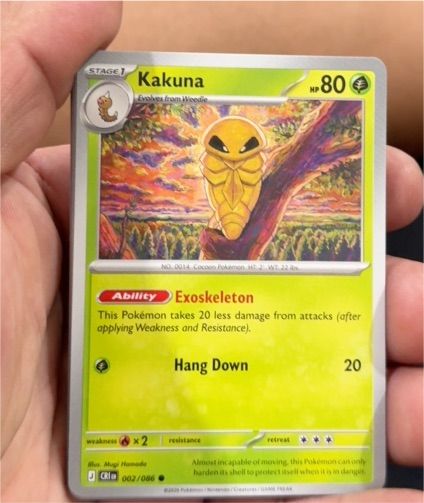 2023 Nintendo Pokemon Chaos Rising #002 Kakuna — front