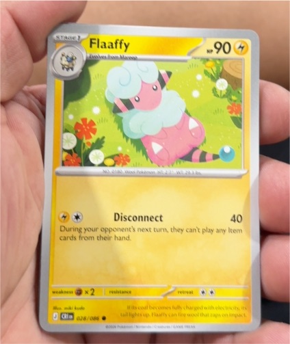 2020 Pokemon ME04: Chaos Rising #028 Flaaffy — front
