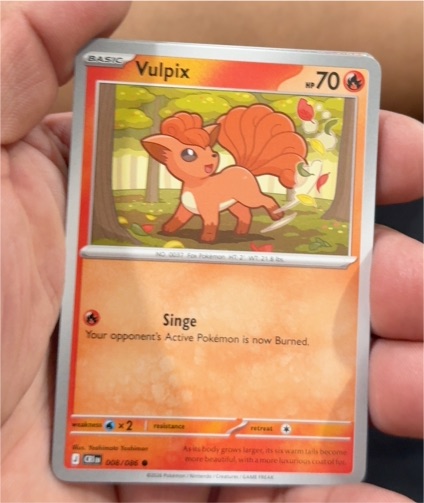 2026 Pokémon Chaos Rising #008 Vulpix — front