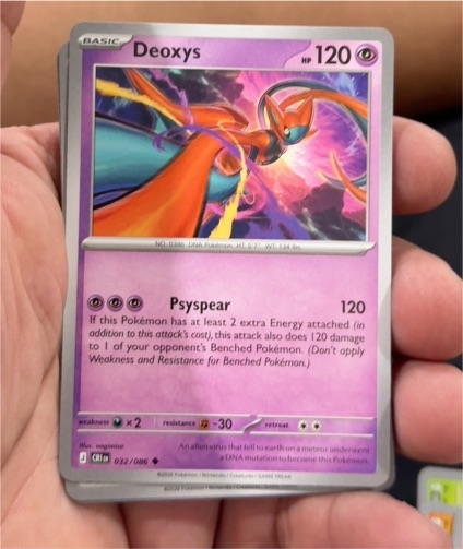 2015 Pokémon Chaos Rising #032 Deoxys — front