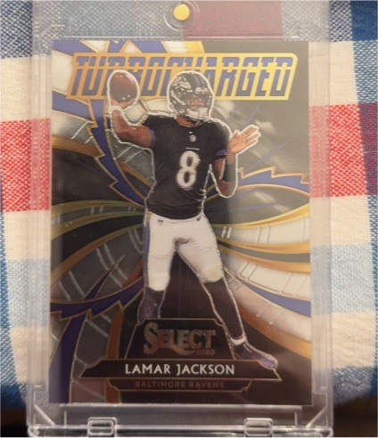 2020 Panini Select Turbocharged #T8 Lamar Jackson — front