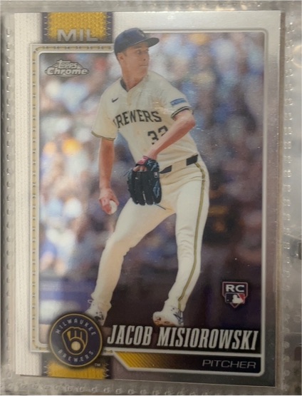 2026 Topps Chrome #196 Jacob Misiorowski — front