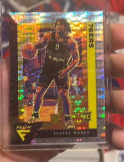 2020-21 Panini Flux #208 Tyrese Maxey — front