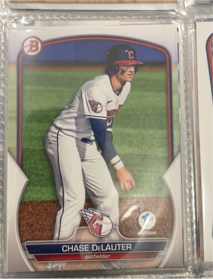 2023 Bowman Prospects #BP-103 Chase DeLauter — front