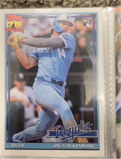 2026 Topps Series 2 75th Anniversary #91B2-43 Jac Caglianone — front