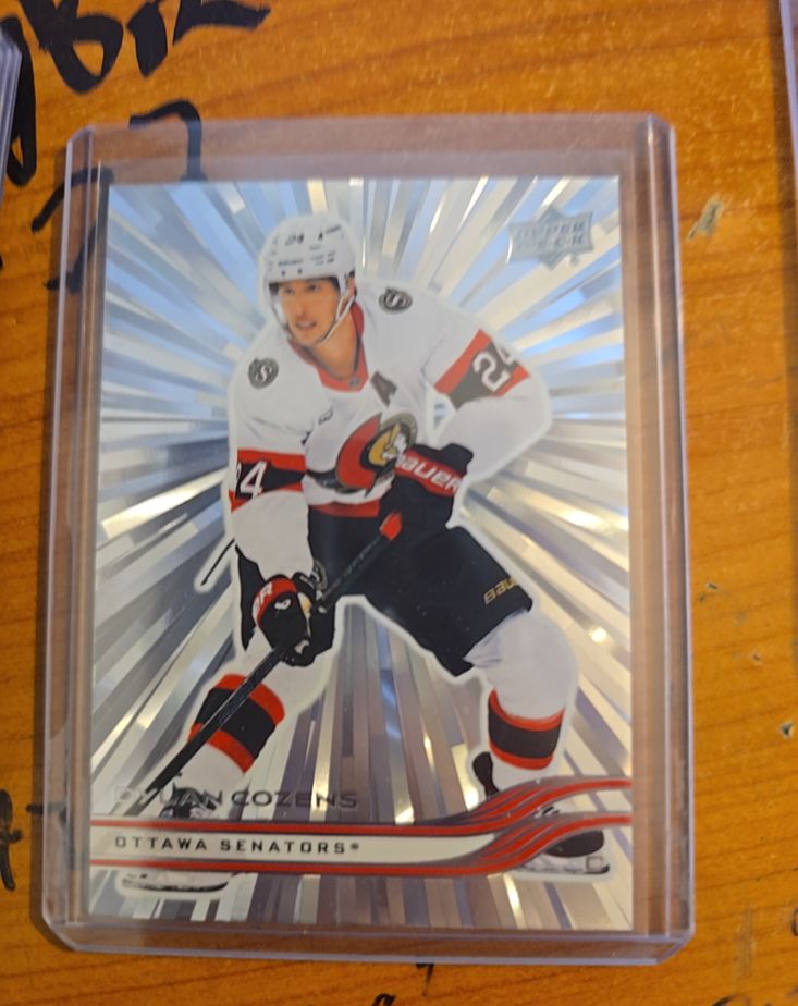 2025-26 Upper Deck Extended Series Outburst #591 Dylan Cozens — front