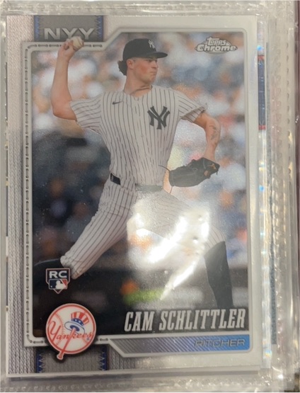 2026 Topps Chrome #262 Cam Schlittler — front