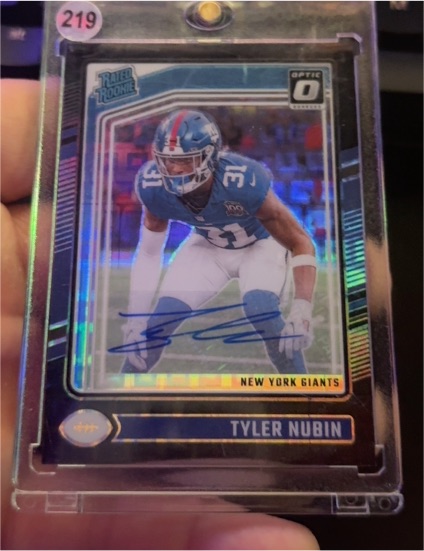 2024 Panini Donruss Optic #296 Tyler Nubin — front