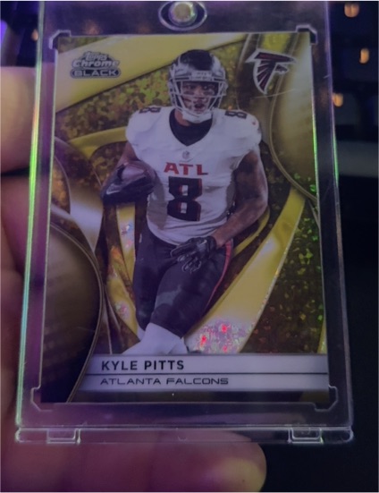 2024 Topps Chrome Black #7 Kyle Pitts — front