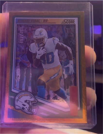 2025 Panini Score #34 Kimani Vidal — front