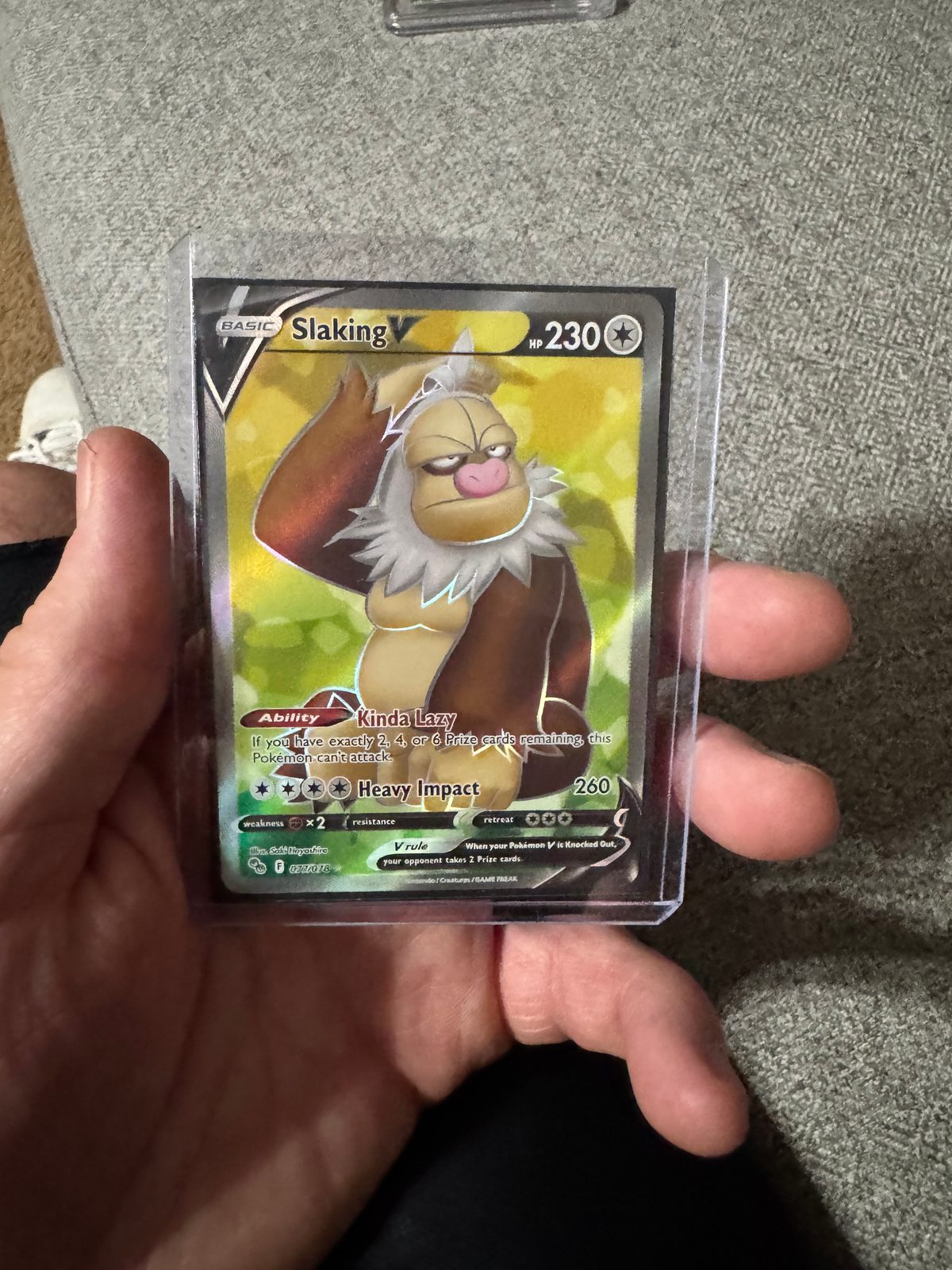 2022 Pokémon GO #077 Slaking V — front