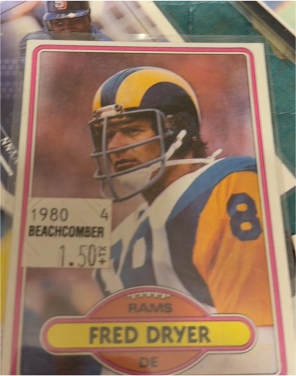 1980 Topps #202 Fred Dryer — front