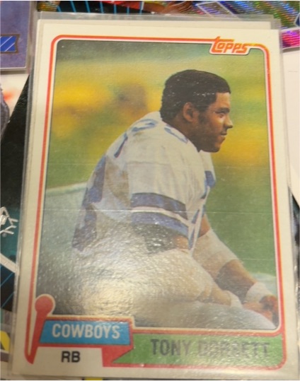 1981 Topps #500 Tony Dorsett — front