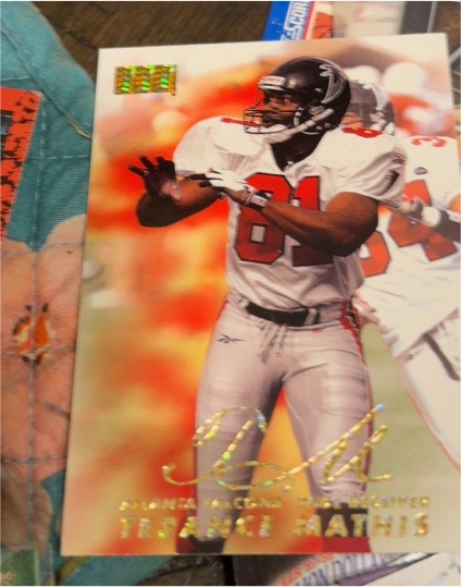 1998 Skybox Premium #180 Terance Mathis — front